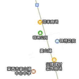 姜山镇卫星地图 山东省青岛市莱西市姜山镇,村地图浏览